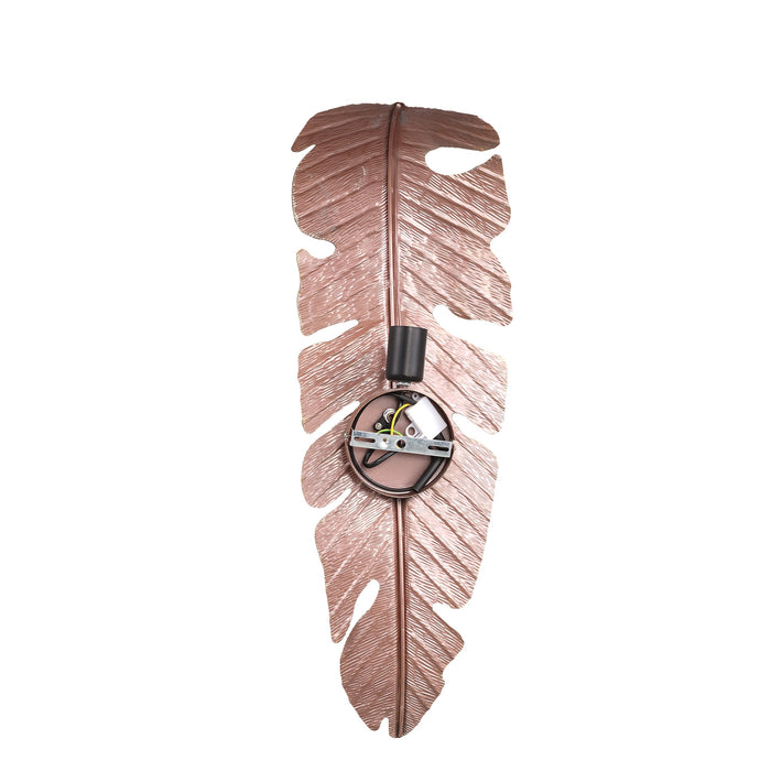 PTMD Asis Wandlamp Blad - 71 x 25 x 13,5 cm - Ijzer - Goud