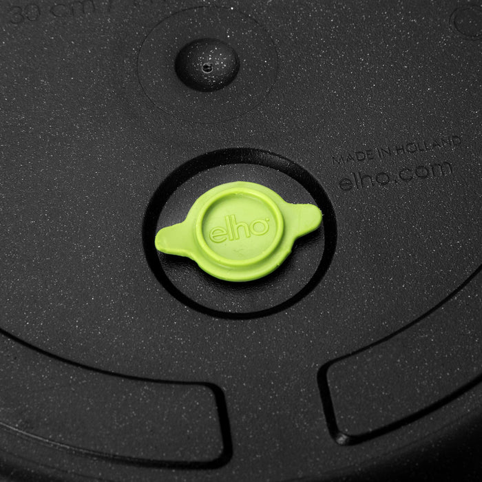 Elho Fuente Grains Bloempot 38 cm - Zwart