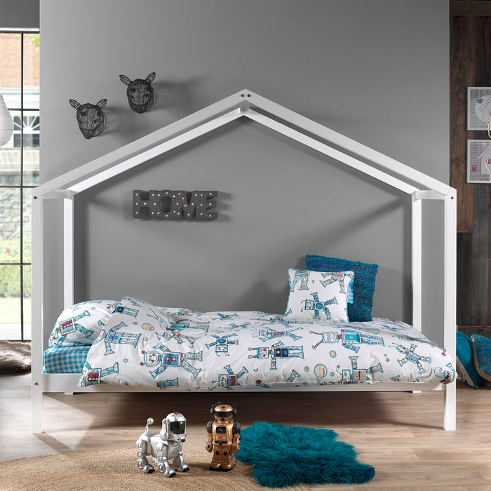Vipack Dallas Bed 90 x 200 cm - Wit