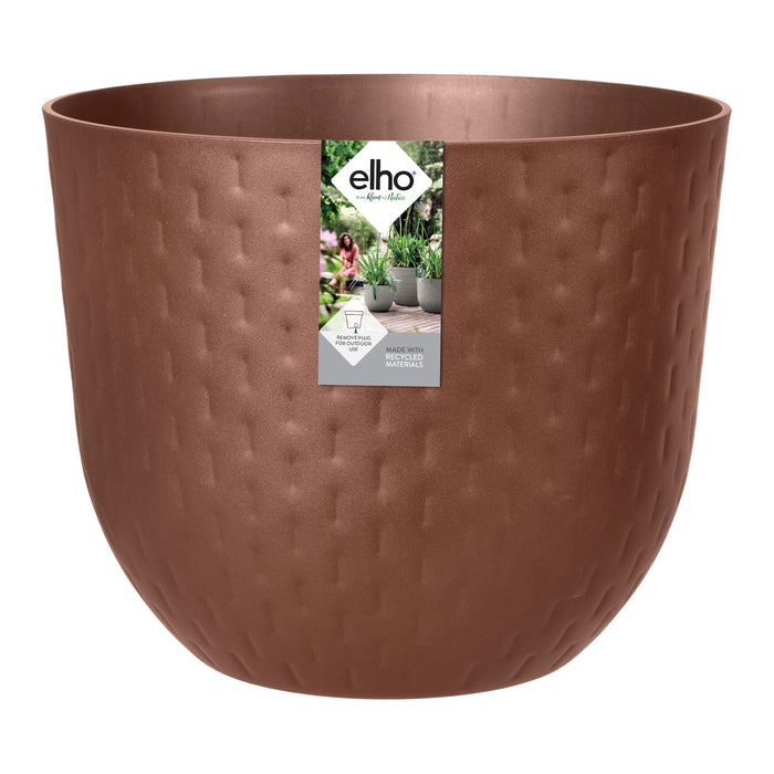 Elho Fuente Grains Bloempot 47 cm - Bruin