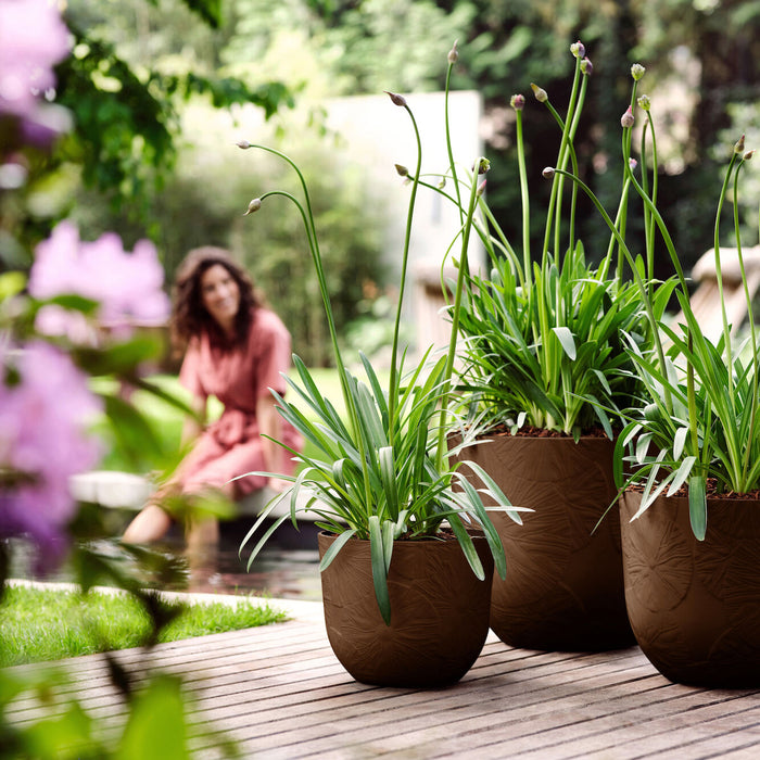 Elho Fuente Lily Bloempot 38 cm - Bruin