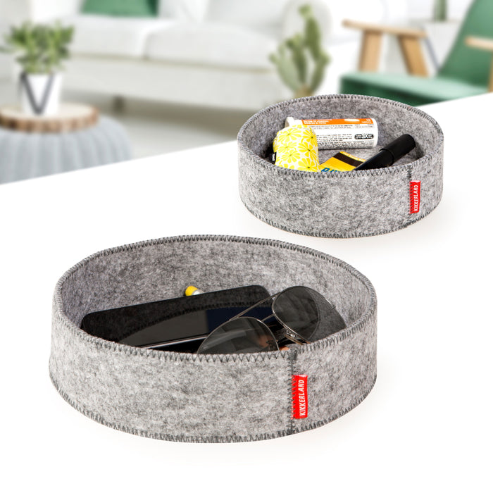 Kikkerland Vilten Opbergmand Set van 2