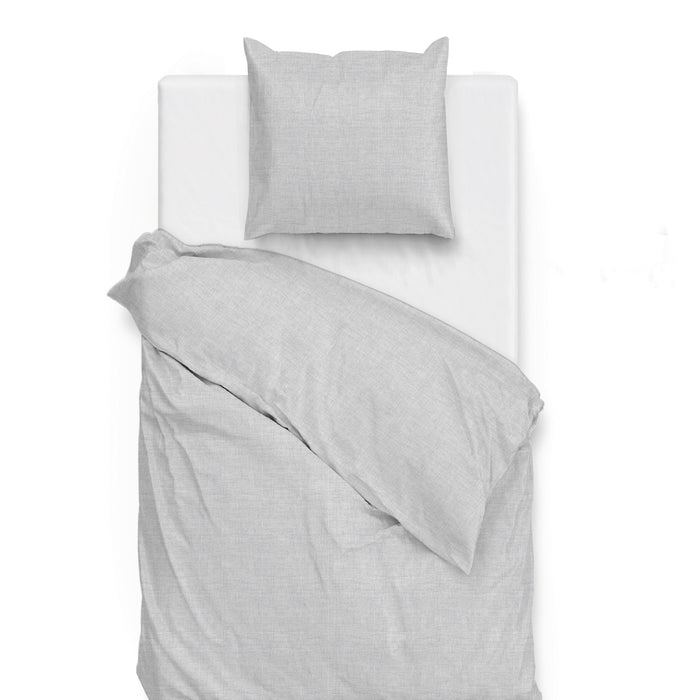 Zo Home Dekbedovertrek Katoen Lino Linnen Look dove grey