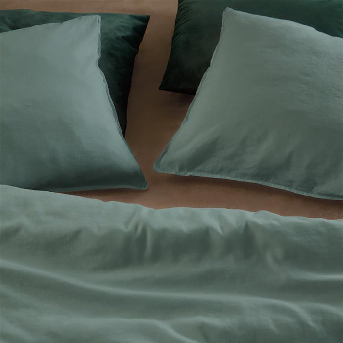 At Home by Beddinghouse Easy Dekbedovertrek 240 x 200/220 cm - Groen