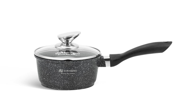 Edenberg Stonetec Line - 10-delige Luxe Pannenset van Gesmeed