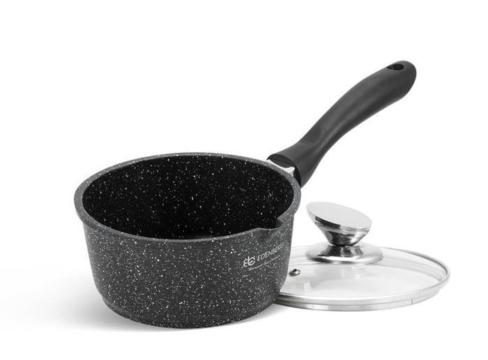 Edenberg Stonetec Line - 10-delige Luxe Pannenset van Gesmeed