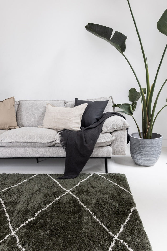 Interieur05 Vloerkleed Berber Nea Groen 240x330cm