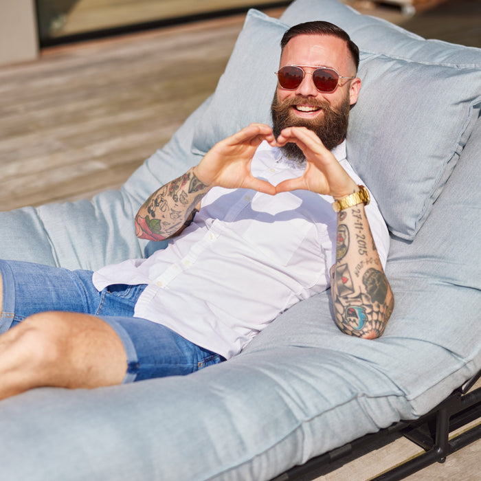 Hartman Emma Loungebed - Ijsblauw