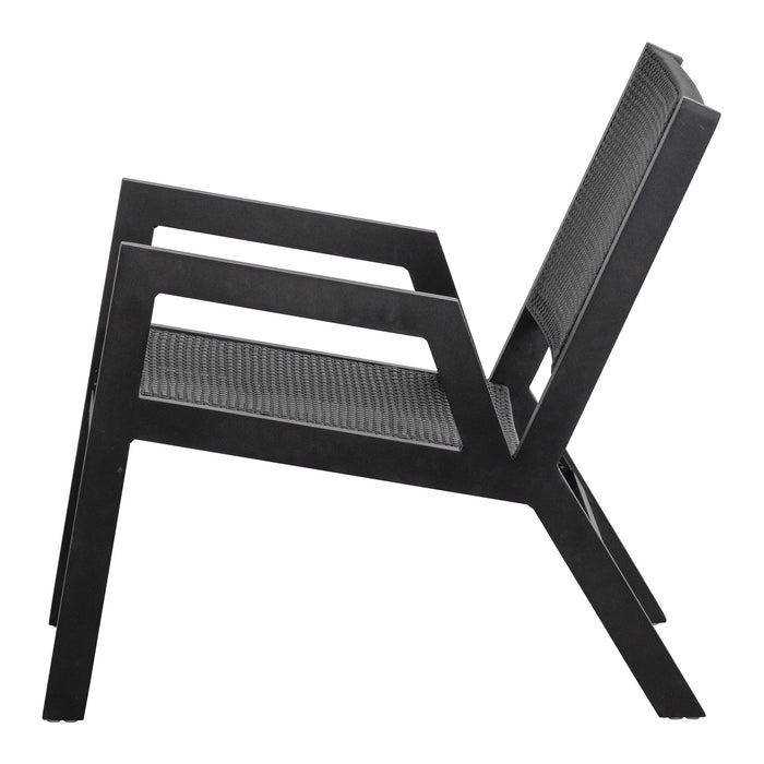 Woood Puk Fauteuil Met Armleuning - Zwart