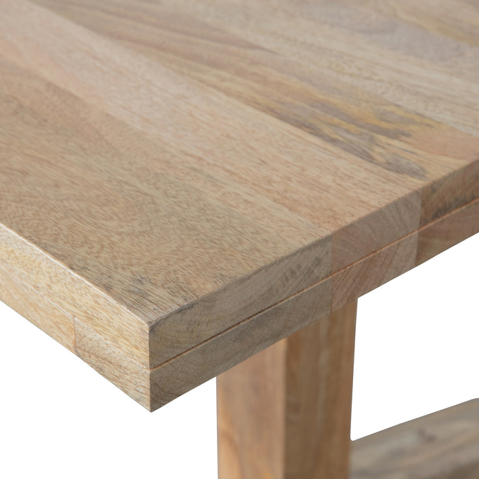 vtwonen Deck Eettafel - 200 x 90 cm - Bruin
