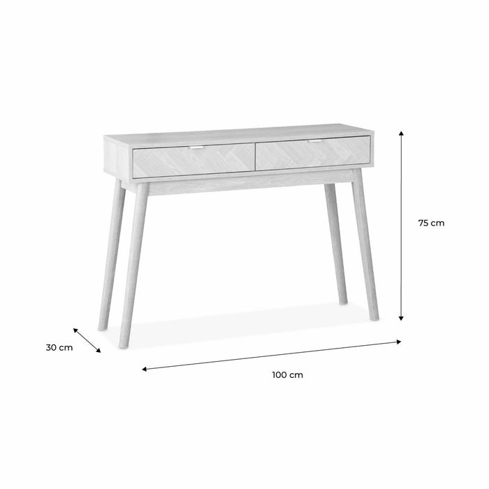sweeek - Sidetable met visgraatmotief