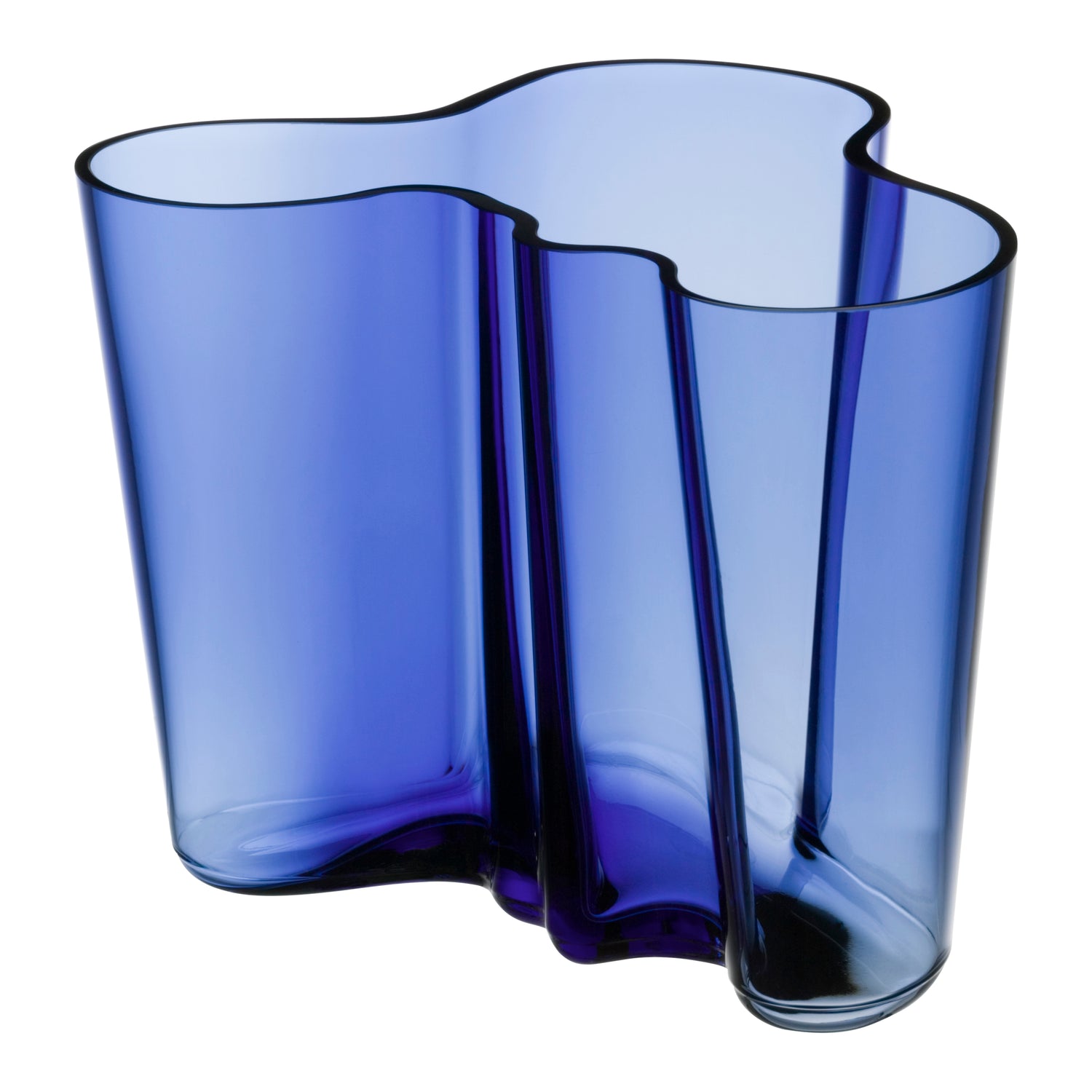 iittala Alvar Aalto Vaas H 16 cm - Ultramarine Blue