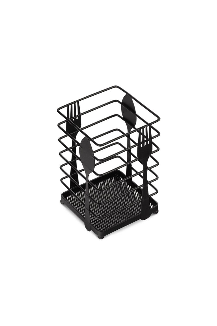 Edenberg Exclusive Line - Industriële Bestekbak - Bestekhouder Zwart -