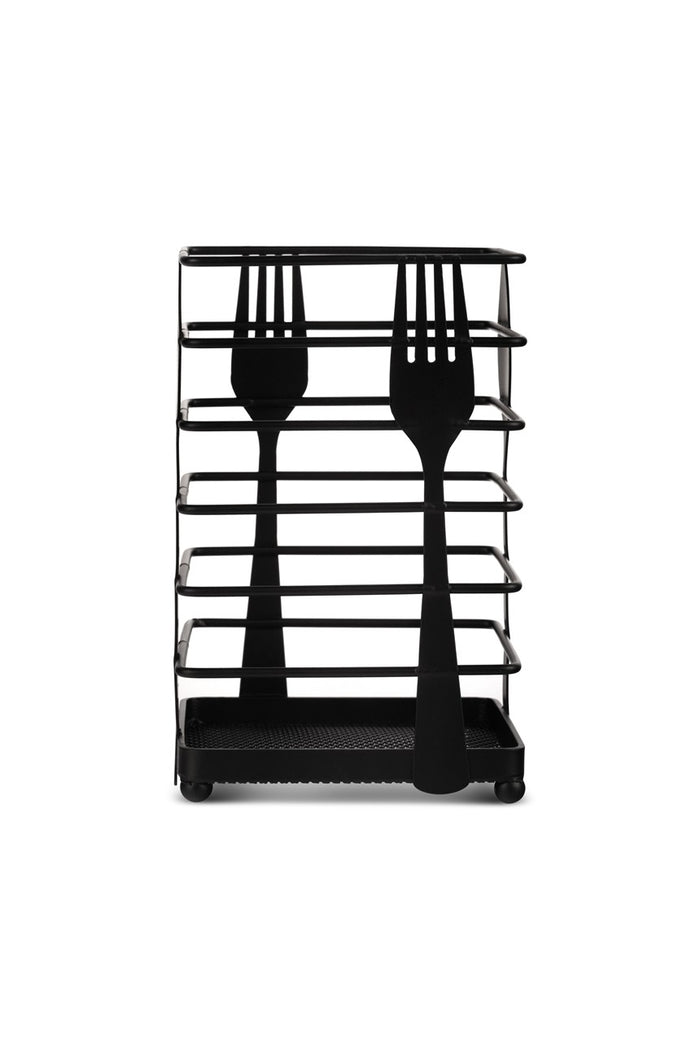 Edenberg Exclusive Line - Industriële Bestekbak - Bestekhouder Zwart -