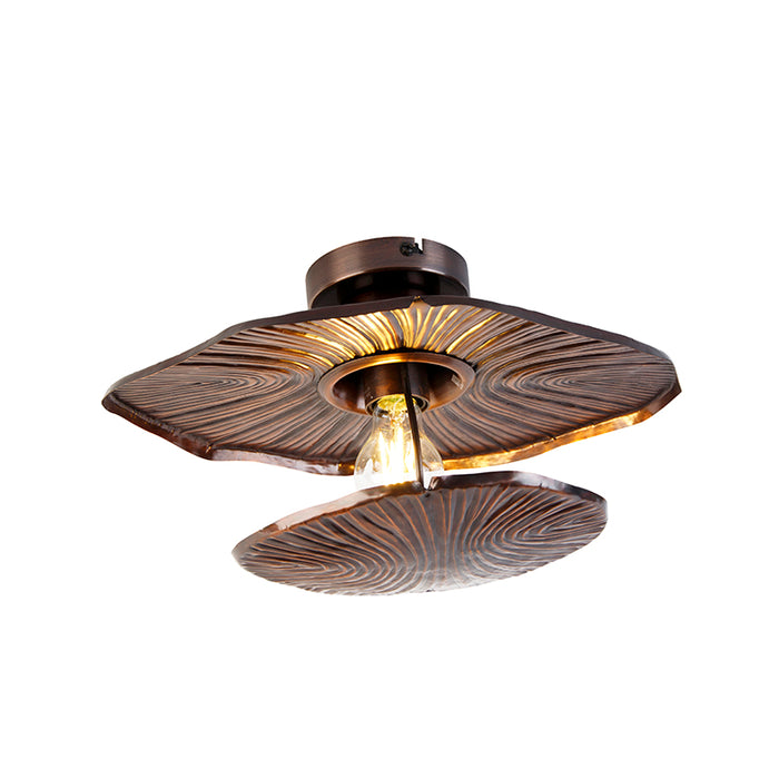 QAZQA Wandlamp sem - Koper - Design - L 30.5cm