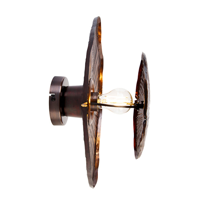 QAZQA Wandlamp sem - Koper - Design - L 30.5cm