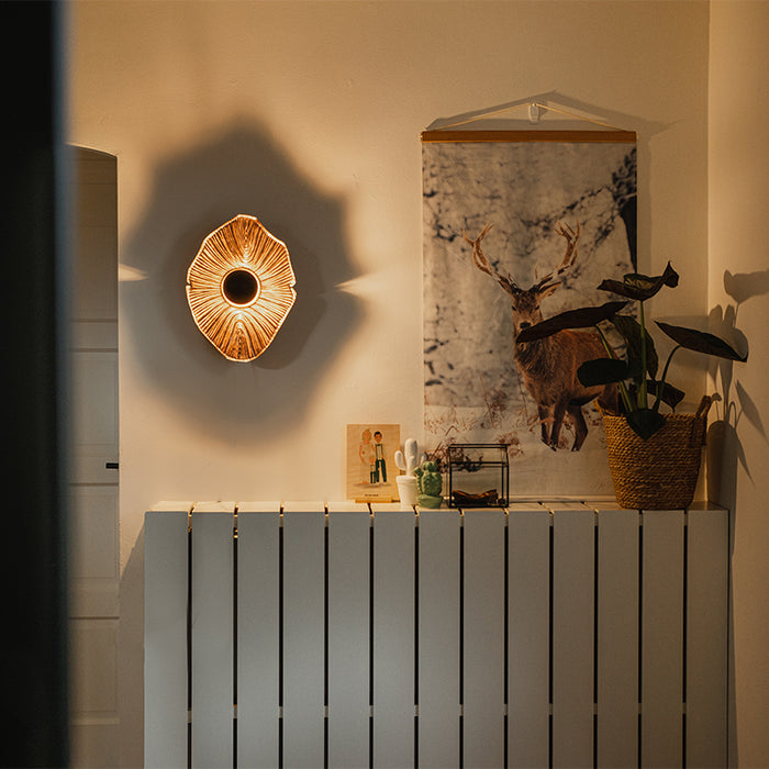 QAZQA Wandlamp sem - Koper - Design - L 30.5cm