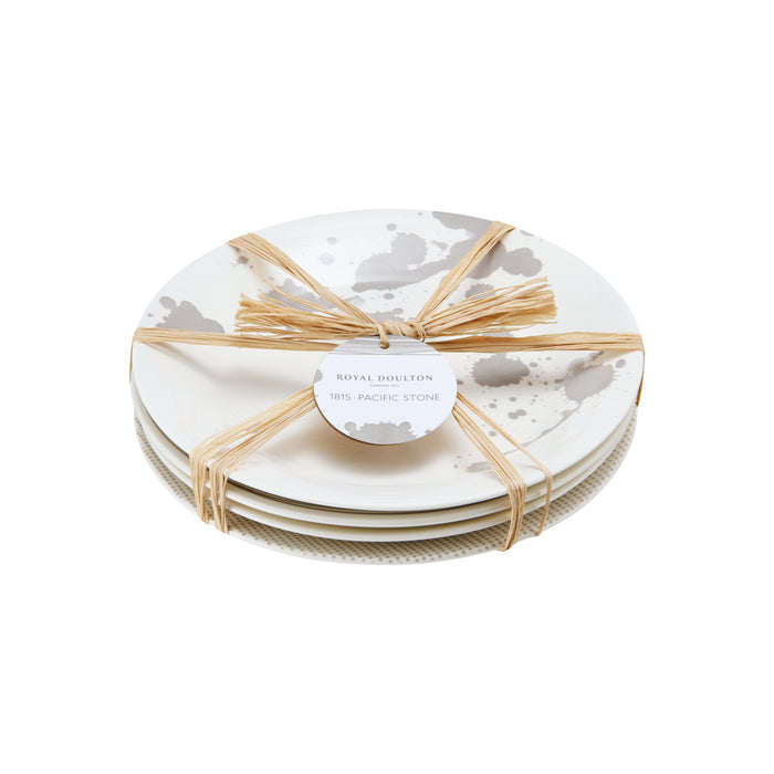 Royal Doulton Pacific Stone Bord Ø 23 cm - Set van 4