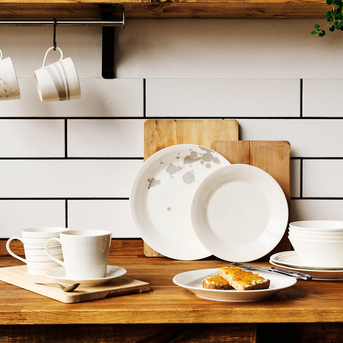 Royal Doulton Pacific Stone Bord Ø 23 cm - Set van 4