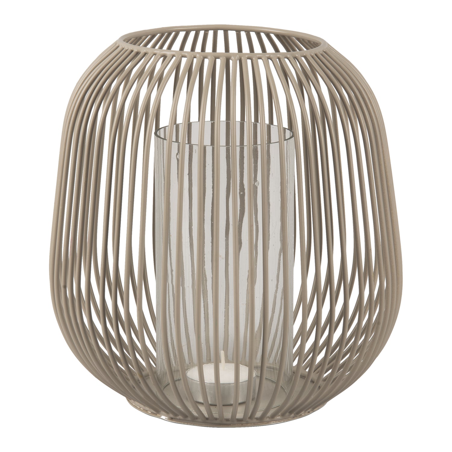 Present Time Illuminate Lantaarn M - Warm Grijs