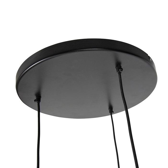 QAZQA Hanglamp jenthe - Naturel - Landelijk - D 40cm