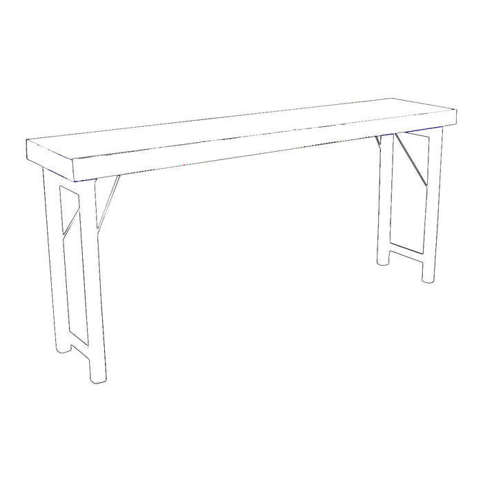 Raw Materials Console Sidetable