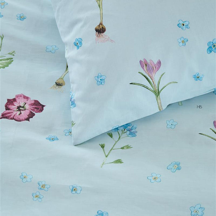 Marjolein Bastin Forget Me Not Dekbedovertrek 140 x 220 cm - Blauw/Grijs