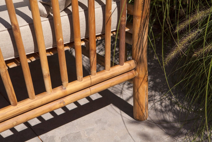 WOOOD Bamboo Hoek Loungeset Loungebank + Koffietafel Inclusief