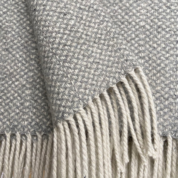 Malagoon Wollen Plaid - Natural Grey