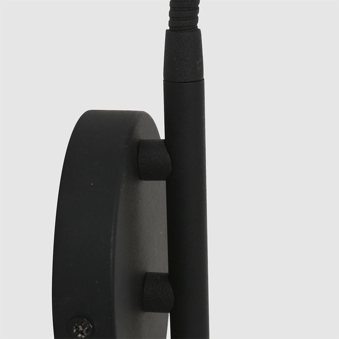 Steinhauer Wandlamp Natasja Zwart Flex 4.9 Watt Incl. Schakelaar