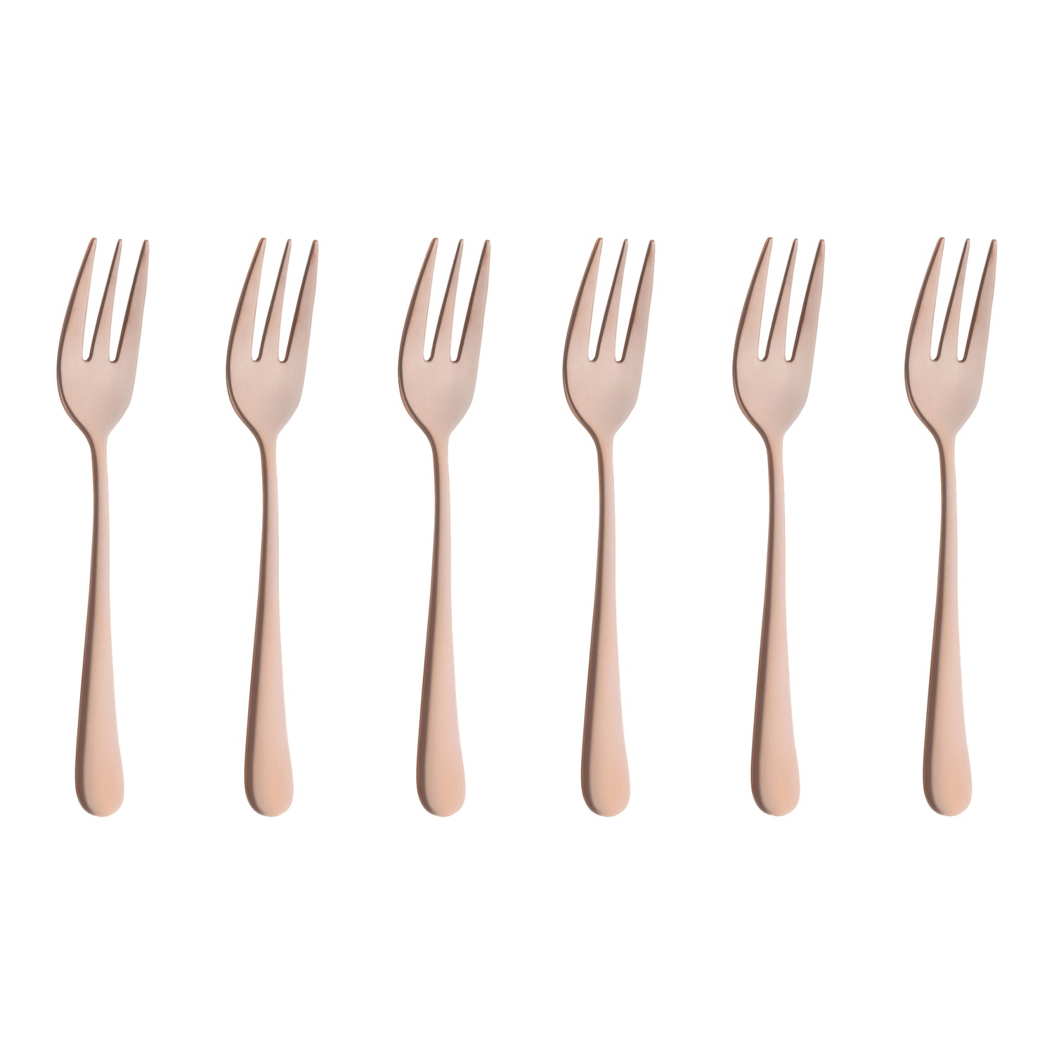 Amefa Austin Vintage Taartvorkjes 6 st. - Koper