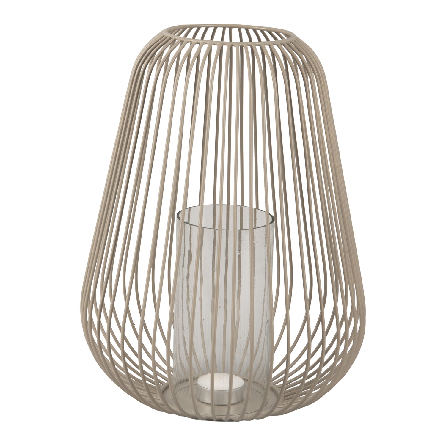 Present Time Illuminate Lantaarn L - Warm Grijs