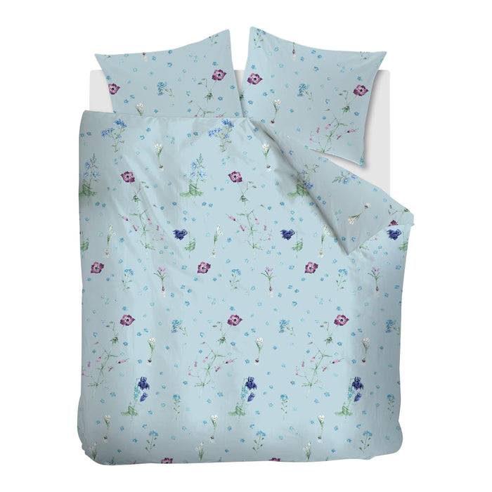 Marjolein Bastin Forget Me Not Dekbedovertrek 200 x 220 cm - Blauw/Grijs