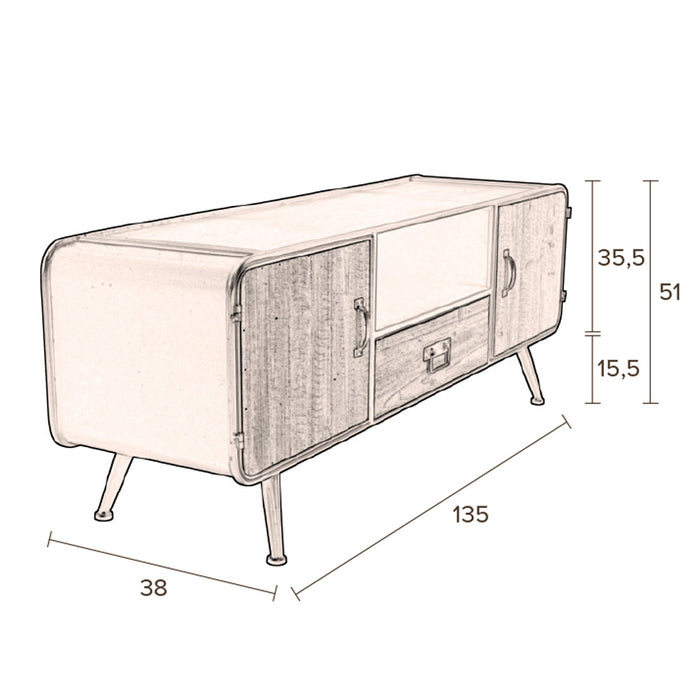 Dutchbone Low Gin Dressoir