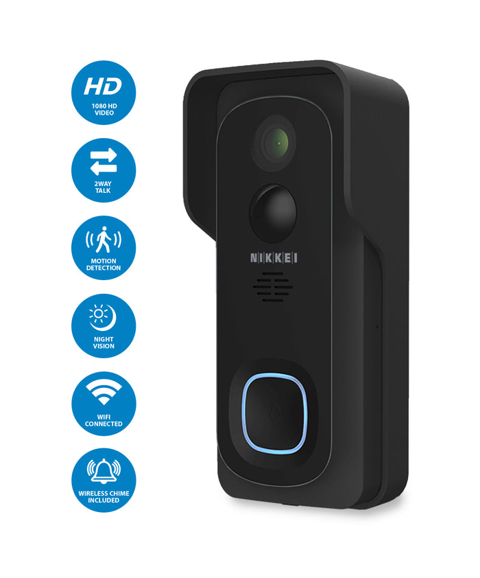 Nikkei BELL4 Draadloze Video Deurbel met Camera
