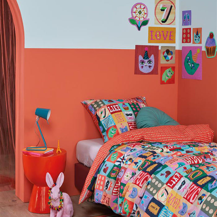 Oilily Party Blocks Dekbedovertrek 120 x 150 cm - Multi