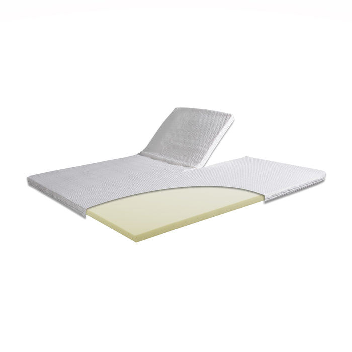 MOOS Silya Traagschuim BioKatoen Tijk Splittopper 180 x 200 cm