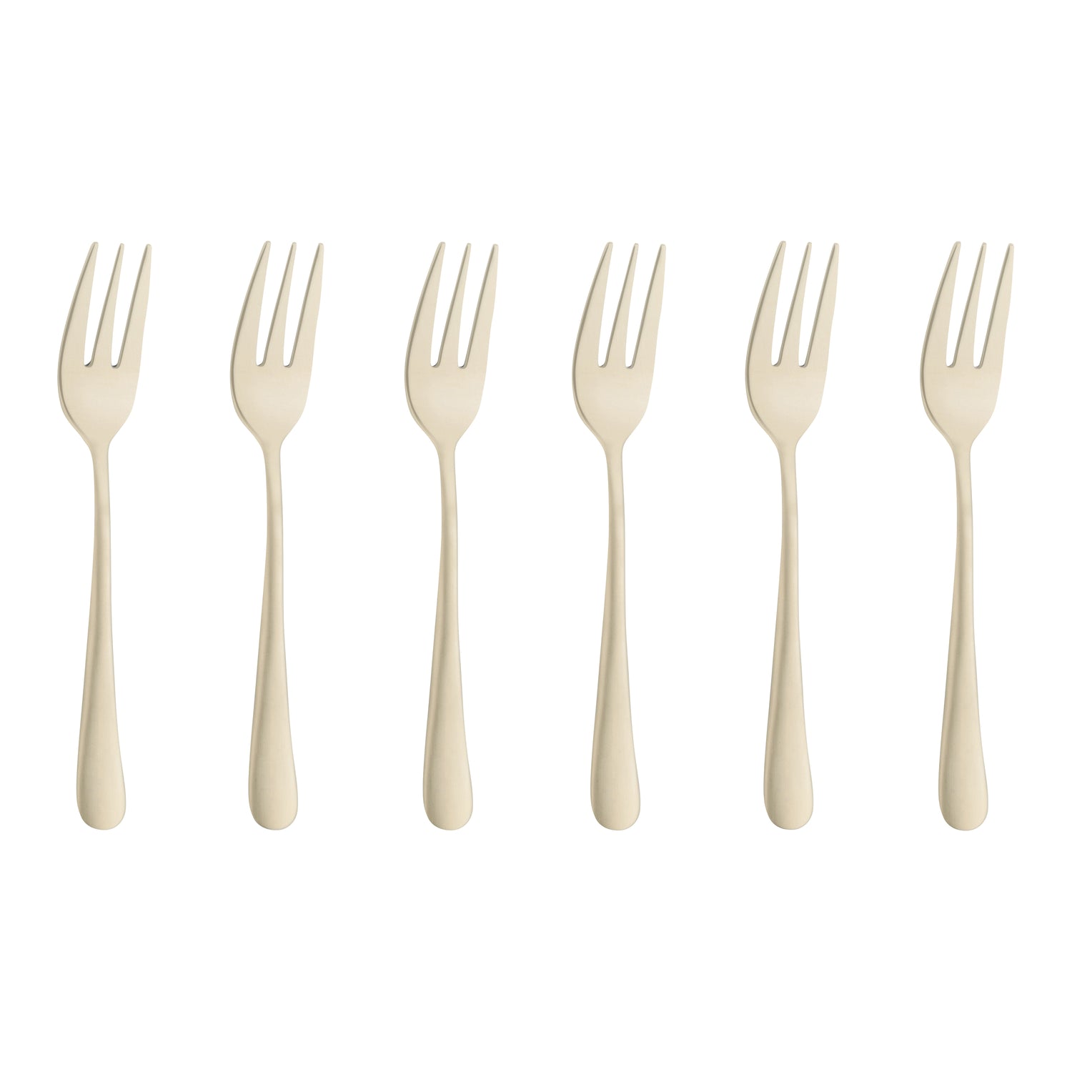 Amefa Austin Taartvorkjes 6 st. - Champagne