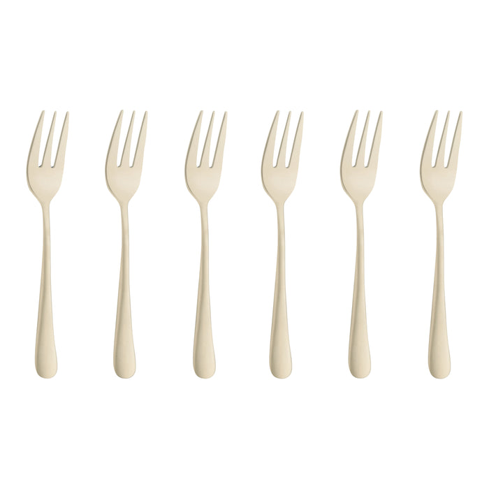 Amefa Austin Taartvorkjes 6 st. - Champagne