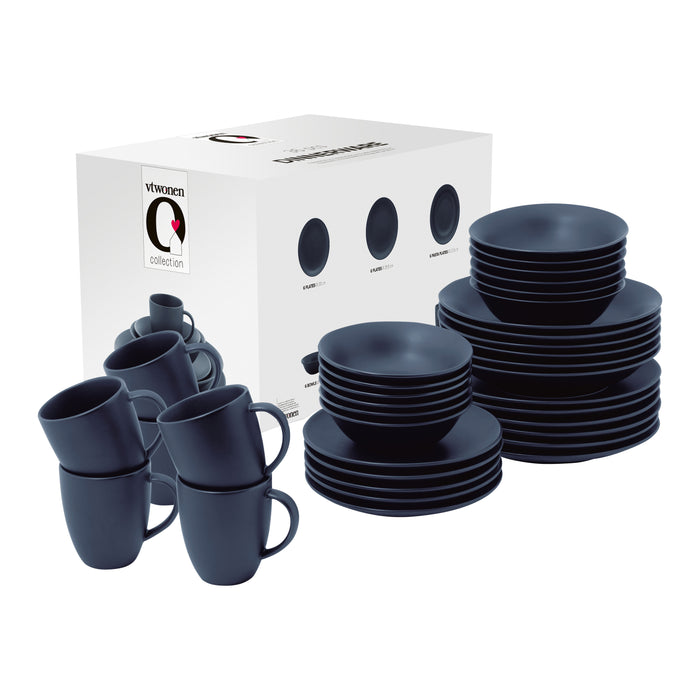 vtwonen Serviesset 36-delig - Blauw