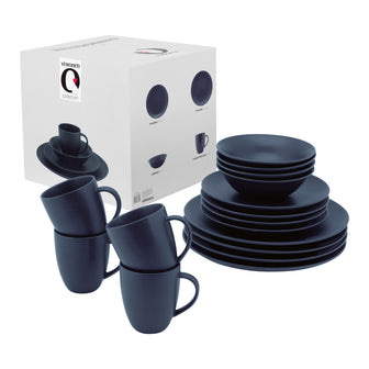 vtwonen Serviesset 16-delig - Blauw