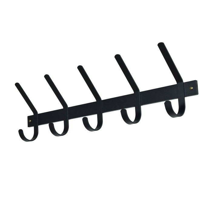 Spinder Design Dexter 5 Wandkapstok - Zwart