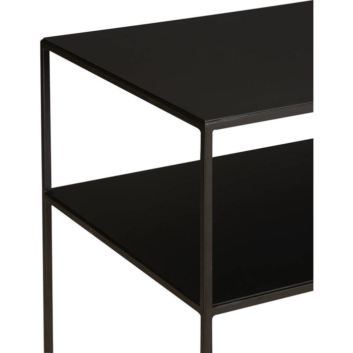 Goossens Sidetable Saar in Poedercoating zwart