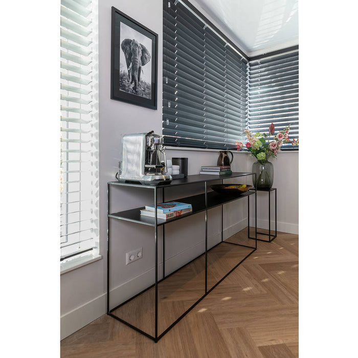 Goossens Sidetable Saar in Poedercoating zwart