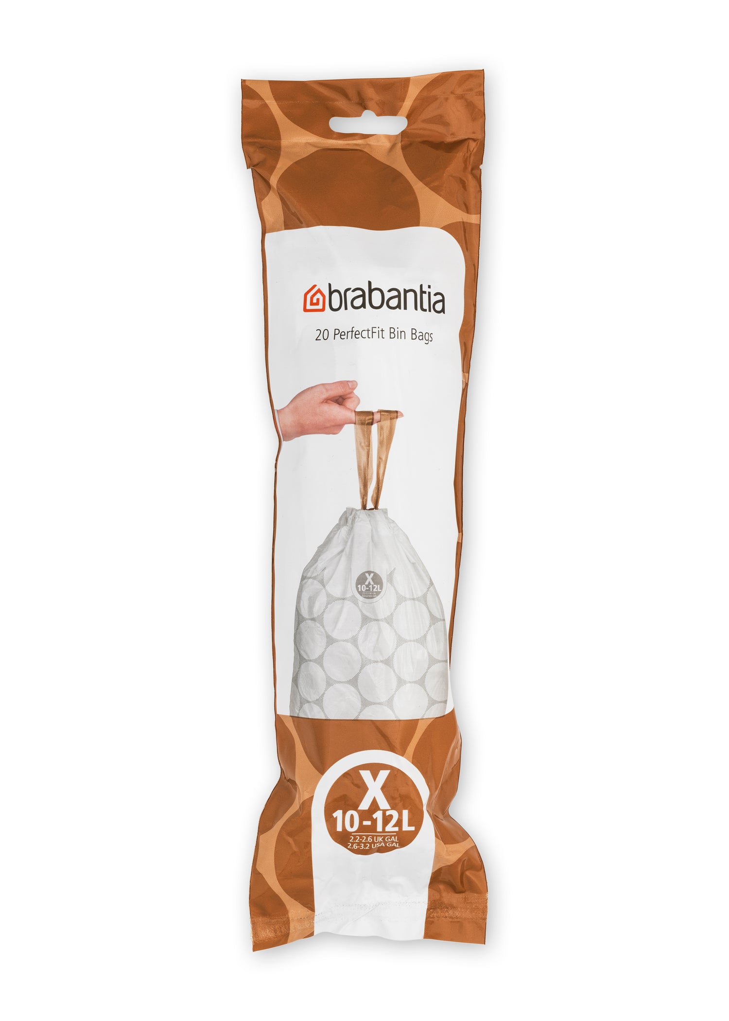 Brabantia Type X PerfectFit Afvalzak 12 Liter - 20 zakken