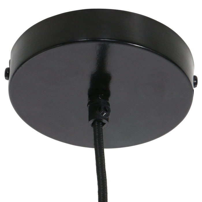Light & Living Hanglamp Nina - Zwart - Ø38cm
