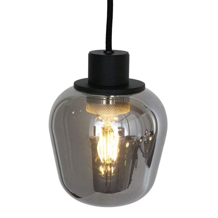 Steinhauer Hanglamp modern - Metaal - Zwart