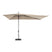 Madison Asymetriq Sideway Parasol 360 x 220 cm