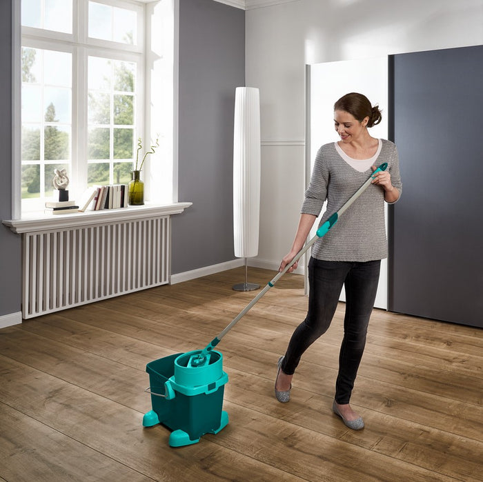 Leifheit Clean Twist System XL Vloerwisser Set met Wieltjes