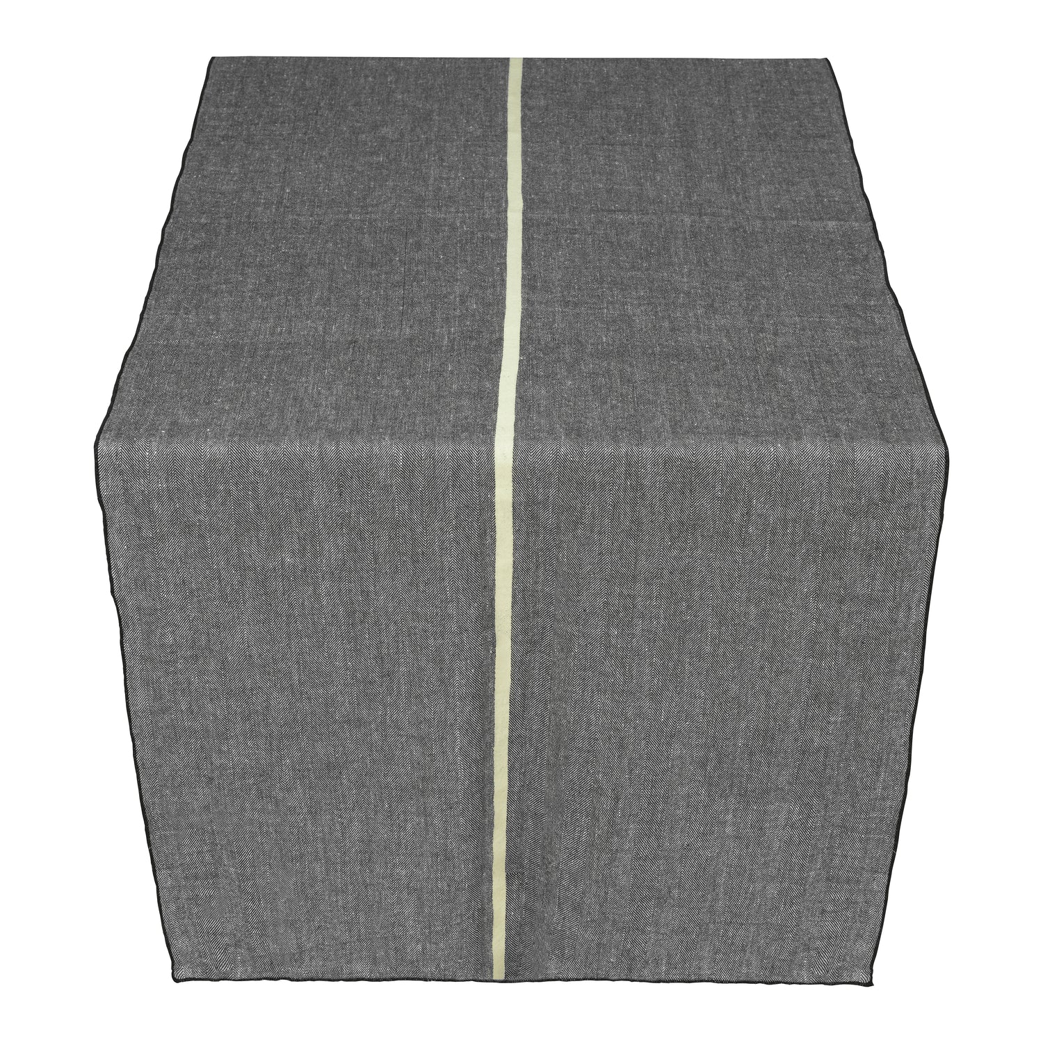 vtwonen Tafelloper  60 x 180 cm - Herringbone Black